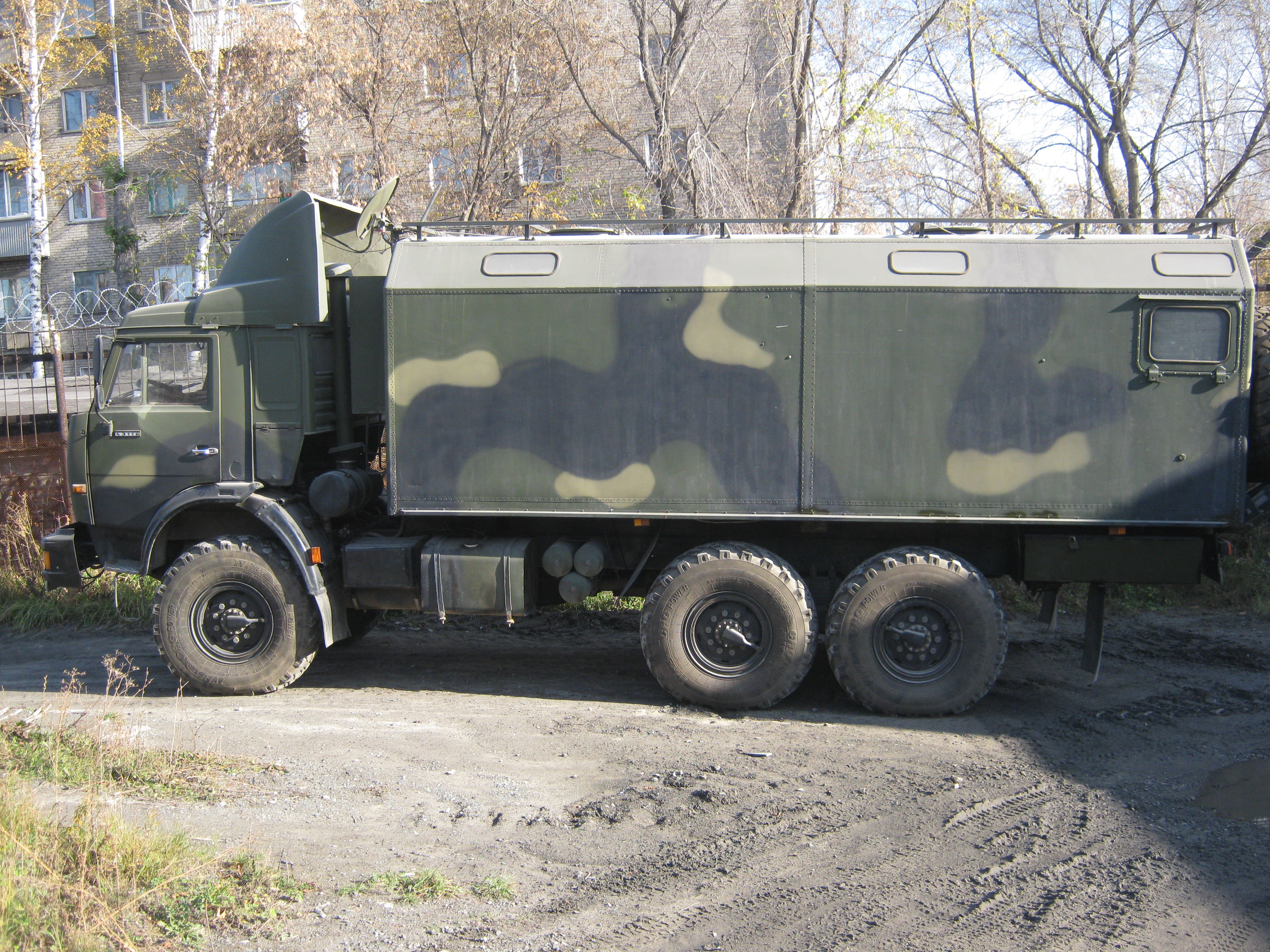 Камаз С Кунгом Военный Купить Консервации